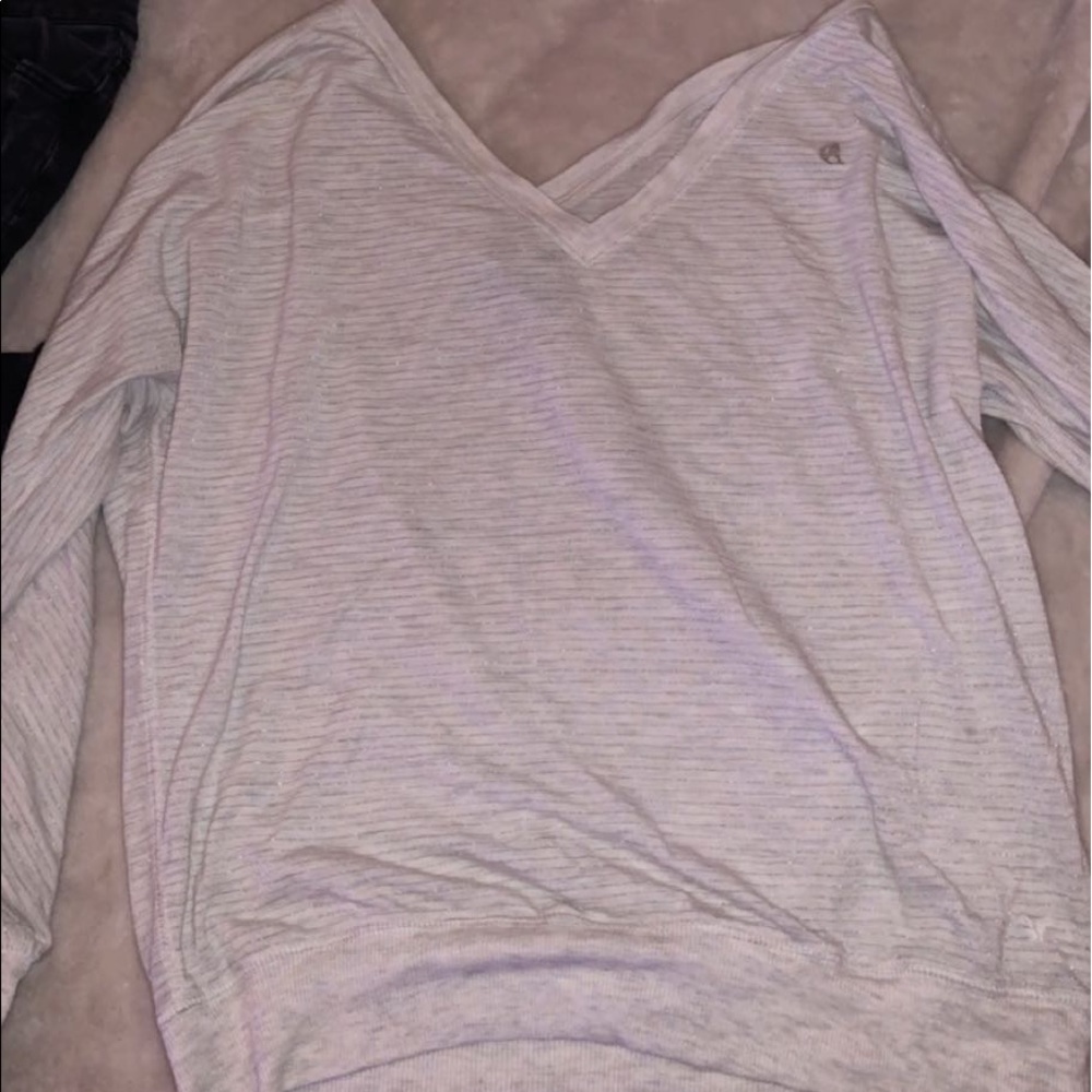 stripped white shirt
